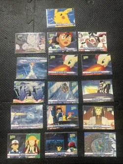 Lot of 16 POKEMON The Movie 2000 TOPPS Trading Cards One Holo - Image 1