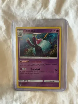 Toxapex 63/149 Holo Rare Sun & Moon Base Set Pokemon Card - Image 1