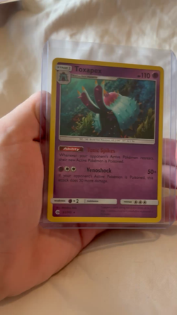 Toxapex 63/149 Holo Rare Sun & Moon Base Set Pokemon Card - Image 2