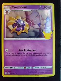 Cosmoem 014/025 - Celebrations - Holo Pokemon Card - Near Mint (NM) - Image 1