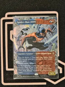 MTG Spider-Man 2099 0216 Borderless Rare FOIL NM - Image 1