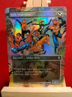 Web-Warriors FOIL (Borderless) - Marvel's Spider-Man - NM - MTG - Image 1