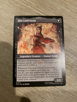 ?? MTG: Avatar TLA, The Rise of Sozin Fire Lord Sozin #0117 -SHIPS INSTANTLY - Image 2