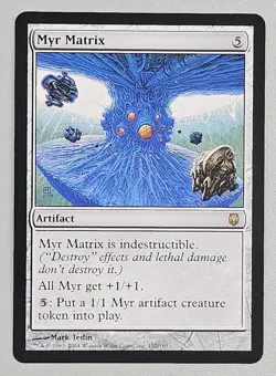 Myr Matrix - Darksteel Regular , Rare ,MTG MAGIC THE GATHERING TCG #132 - Image 1