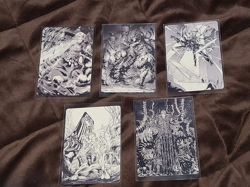 MTG Planeswalker Art Series(BLACK & WHITE) x5 Nahiri the Unforgiving/Kaito Danci - Image 1