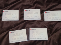 MTG Planeswalker Art Series(BLACK & WHITE) x5 Nahiri the Unforgiving/Kaito Danci - Image 2