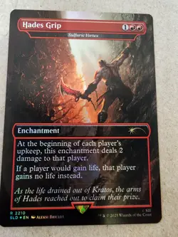Hades Grip - Sulfuric Vortex - Foil - Secret Lair Drop - God Of War - Mtg - Image 1