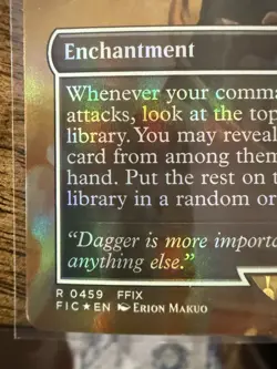 MTG Search for Dagger [Foil] [Borderless] Final Fantasy FIC 0459 Rare - Image 2