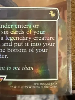 MTG Search for Dagger [Foil] [Borderless] Final Fantasy FIC 0459 Rare - Image 3