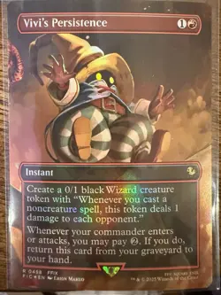 MTG Vivi's Persistence [Foil] [Borderless] Final Fantasy FIC 0458 Rare - Image 1