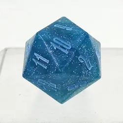 Magic The Gathering Final Fantasy Blue Crystal Oversized 20-sided Dice - Image 3