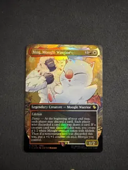 Mog, Moogle Warrior (Borderless) (Chocobo Track Foil) Final Fantasy Magic - 0476 - Image 1