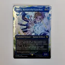 Rikku, Resourceful Guardian Borderless Chocobo Track FOIL MTG Final Fantasy - Image 1