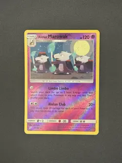 Pokemon TCG Alolan Marowak 64/181 Team Up Reverse Holo - NM - Image 3