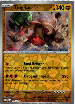 NM Pokemon Paradox Rift Ting-Lu Reverse Holo 109 - Image 1