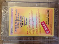 3x SEALED 1999 Pokemon Black Star Promo WB Movie Stamp PIKACHU DRAGONITE MEWTWO - Image 3