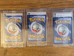 3x SEALED 1999 Pokemon Black Star Promo WB Movie Stamp PIKACHU DRAGONITE MEWTWO - Image 5