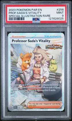 Pokemon 2023 Professor Sada's Vitality 256/182 Sv04: Paradox Rift Holo PSA 9 IR - Image 1