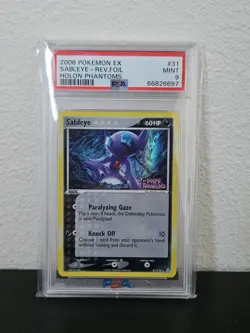 Pokemon Sableye EX Holon Phantoms Reverse Holo Rare #31 PSA 9 Mint (Pop 39) - Image 1