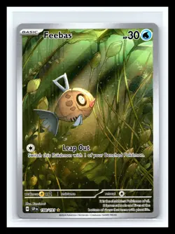 💥 Pokemon TCG Feebas 198/191 IR Illustration Rare Holo Surging Sparks SV8 2024 - Image 1