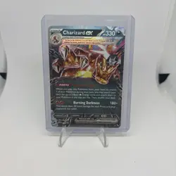 CHARIZARD EX 2025 POKEMON SCARLET & VIOLET BLACK STAR PROMO A #196 Q0M-516 - Image 1