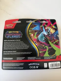 Pokemon TCG Mega Evolution Phantasmal Flames Triple Blister Pack New and Sealed - Image 2
