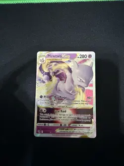 Pokemon Mewtwo VSTAR Full Art Secret Rare 86/78 Rare Holo Pokemon GO NM/MINT - Image 1