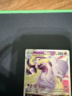 Pokemon Mewtwo VSTAR Full Art Secret Rare 86/78 Rare Holo Pokemon GO NM/MINT - Image 2