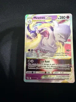 Pokemon Mewtwo VSTAR Full Art Secret Rare 86/78 Rare Holo Pokemon GO NM/MINT - Image 4