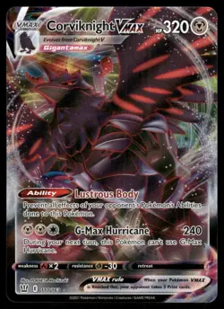 Pokemon Tcg Corviknight VMAX #110 Pokemon Battle Styles NM - Image 1