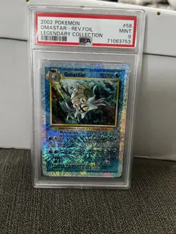 Pokemon TCG Omastar Legendary Collection 58/110 Reverse Holo Uncommon - Image 1