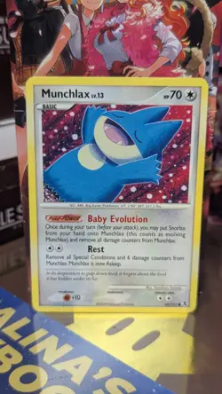 Pokemon TCG 2009 Munchlax 69/111 Common Rising Rivals - Image 1