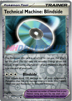 NM Pokemon Paradox Rift Technical Machine: Blindside Reverse Holo 176 - Image 1
