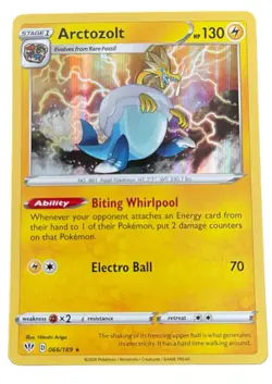 Arctozolt 66/189 - Darkness Ablaze - Lightly Played Holo Rare Pokemon - Image 1
