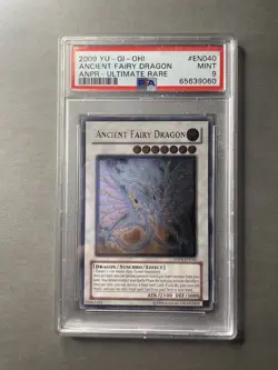 2009 YUGIOH ANPR-EN040 ANCIENT FAIRY DRAGON ULTIMATE RARE PSA 9 MINT - Image 2