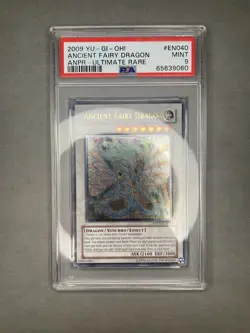 2009 YUGIOH ANPR-EN040 ANCIENT FAIRY DRAGON ULTIMATE RARE PSA 9 MINT - Image 3