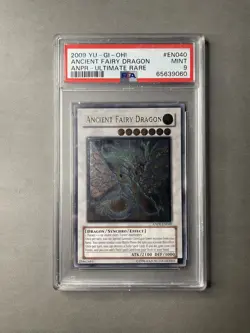 2009 YUGIOH ANPR-EN040 ANCIENT FAIRY DRAGON ULTIMATE RARE PSA 9 MINT - Image 4