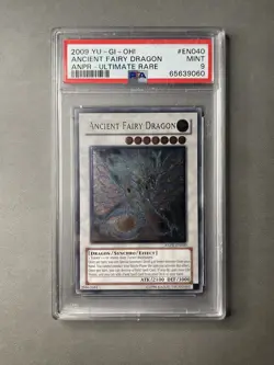 2009 YUGIOH ANPR-EN040 ANCIENT FAIRY DRAGON ULTIMATE RARE PSA 9 MINT - Image 5