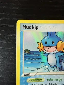 2006 Pokemon Mudkip 57/100 Crystal Guardians Reverse Holo (NM ~ LP) - Image 2