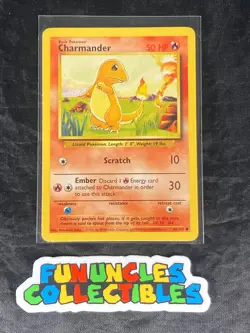 Pokemon TCG - Charmander - 46/102 - Common Unlimited - Base Set - Image 1