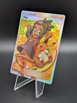Pokemon TCG Hau Guardians Rising Trainer Full Art Holo 144/145 - Image 2