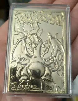 Pokemon CHARIZARD 23K Gold Plated Trading Card 1999 Burger King Promo w/COA - Image 5