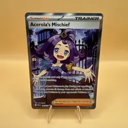 Pokemon TCG Acerola’s Mischief 165/132 Ultra Rare English Mega Evolution NM - Image 1