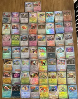 Lot of 68 Pokemon Prismatic Evolutions Poke ball Pokeball Reverse Holo TCG NM - Image 1