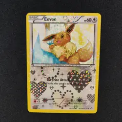 Eevee RC14/RC25 Legendary Treasures: Radiant Collection Holo Pokemon Tcg Card MP - Image 1