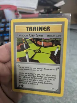 Celadon City Gym 1st Edition Pokemon Gym Heroes 107/132 - Image 1