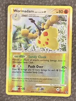 Wormadam 42/132 Reverse Holo Rare - Secret Wonders - Pokemon TCG Card - Image 1