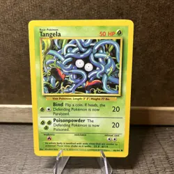 Pokemon TCG - TANGELA - 66/102 - Unlimited - WOTC - Base Set (1999) - LP - Image 1