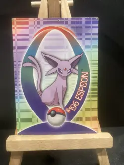 2001 Topps Pokemon TV Animation Edition Johto Series 1 Stickers, Espeon #6 - Image 1