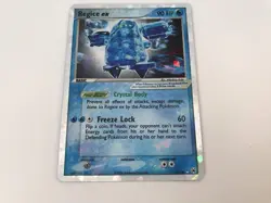 Pokemon TCG Regice EX Holo Rare Card EX Hidden Legends 97/101 Moderately Played - Image 1